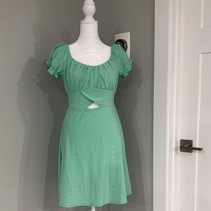 Derek Heart Mint Green Mini Dress